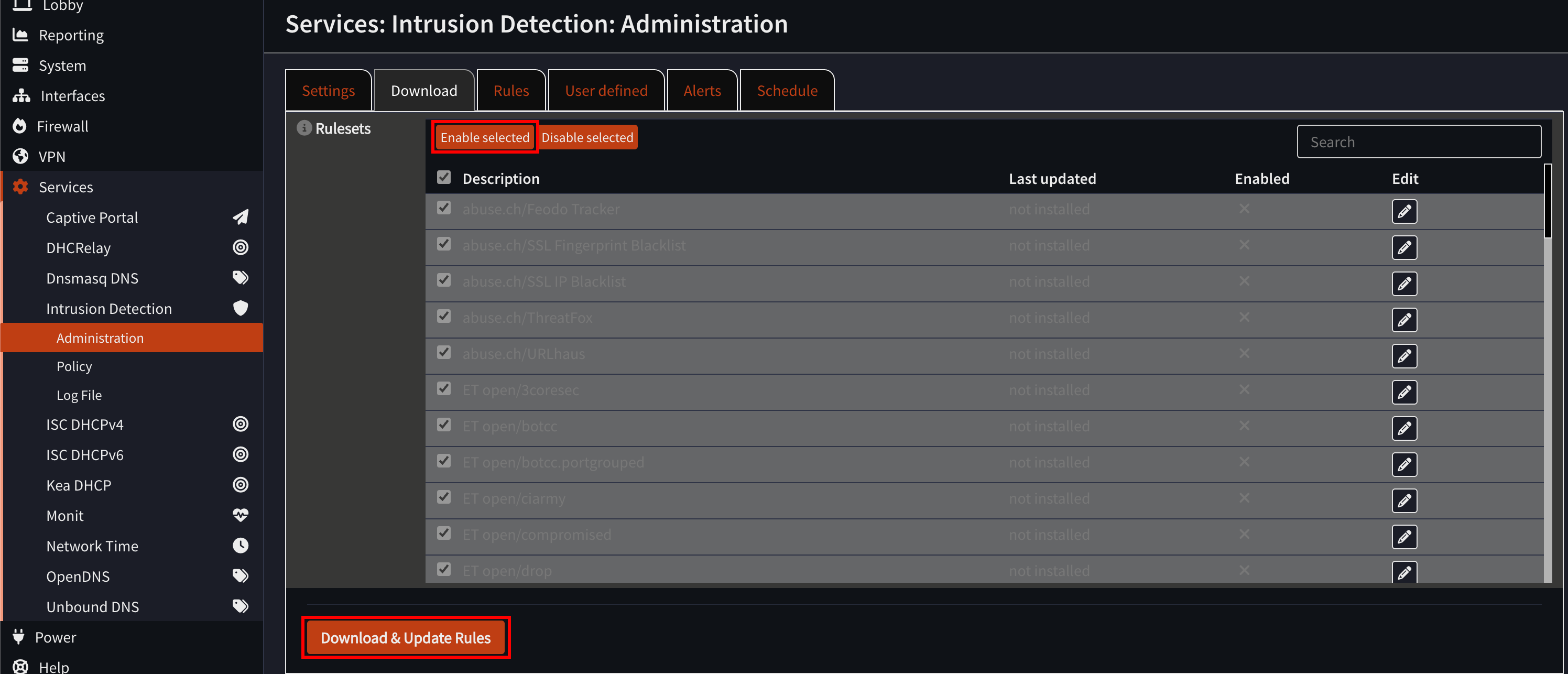 Suricata Intrusion Detection